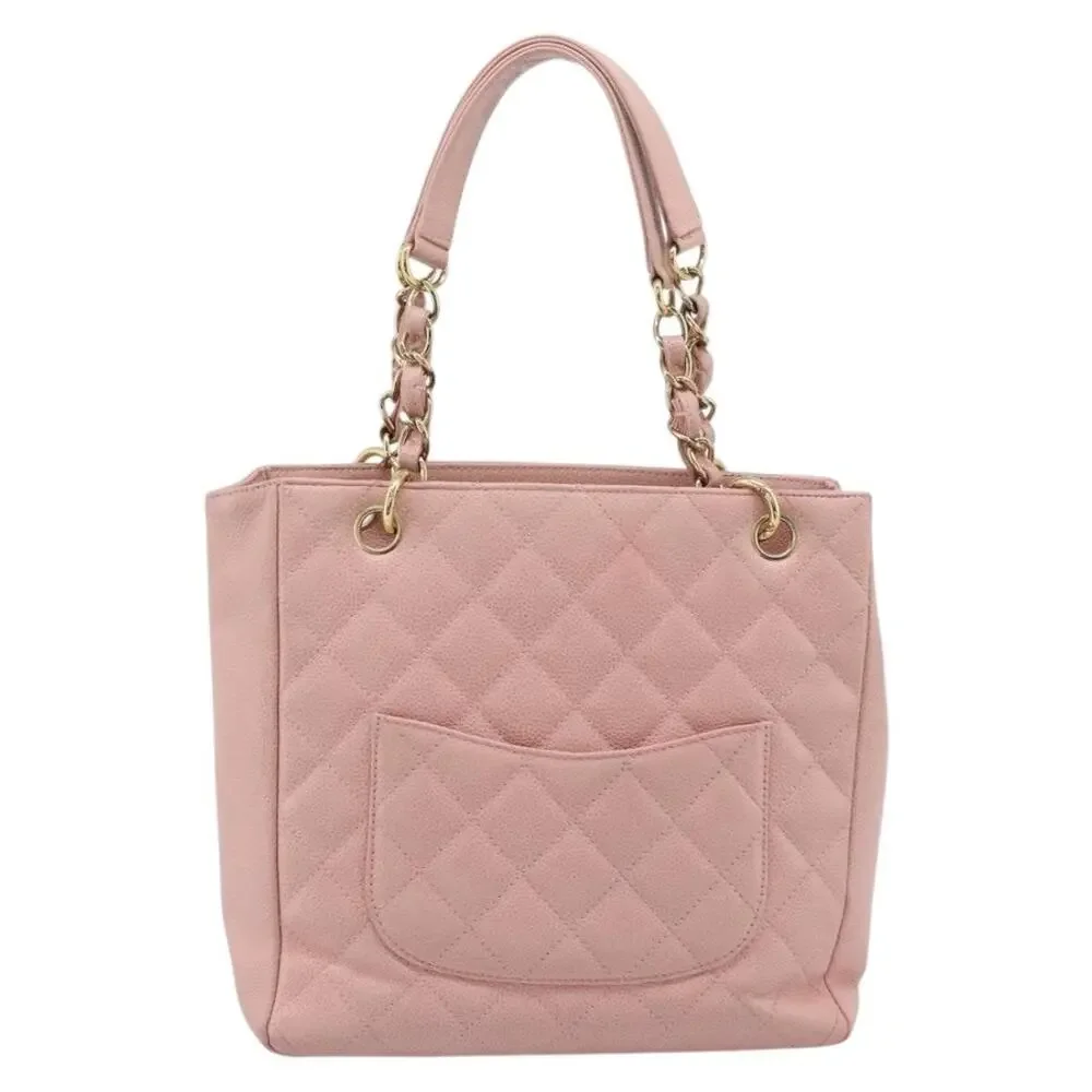 Chanel Matelasse Pst Chain Tote Pink Caviar